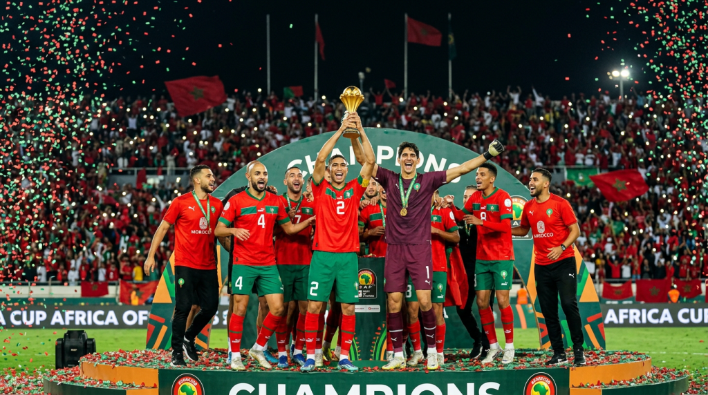 نهائي كأس أمم إفريقيا 2025: الكاف يتوج المغرب بطلاً رسمياً بعد انسحاب السنغال